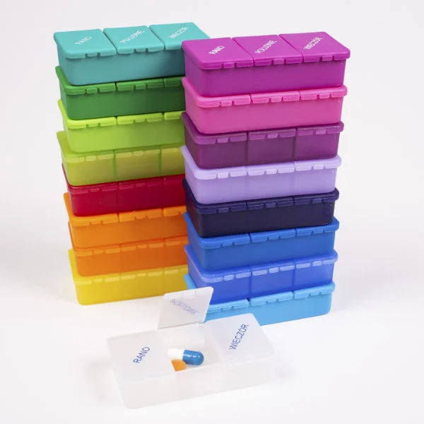Kasetka do leków dzienna z podziałem na 3 pory dnia 1/3 3 kasetka_do_leków_dzienna_z_podziałem_na_2_pory_dnia_el_comp_sklep_medyczny_profimed_goleniow_22