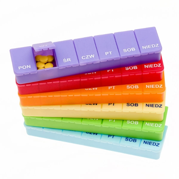 Kasetka do leków tygodniowa na 1 porę dnia 7/1 2 kasetka_do_leków_tygodniowa_z_podziałem_na_1_pore_dnia_el_comp_sklep_medyczny_profimed_goleniow_02