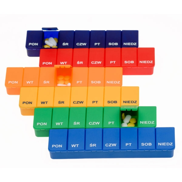 Kasetka do leków tygodniowa na 1 porę dnia 7/1 4 kasetka_do_leków_tygodniowa_z_podziałem_na_1_pore_dnia_el_comp_sklep_medyczny_profimed_goleniow_04