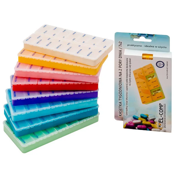 kasetka_do_leków_tygodniowa_z_podziałem_na_2_pory_dnia_el_comp_sklep_medyczny_profimed_goleniow_03