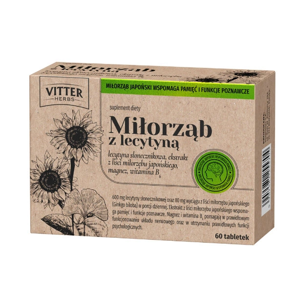 Miłorząb z lecytyną 60 tabletek Vitter Herbs 1 Miłorząb_z_lecytyną_60_tabletek_Vitter_Herbs_Diagnosis_sklep_medyczny_profimed_goleniow_1