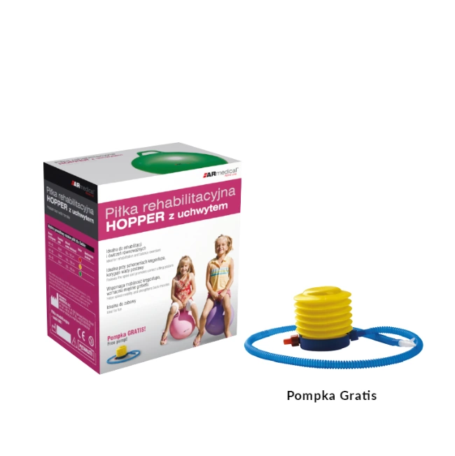 Piłka rehabilitacyjna HOPPER z uchem 50cm żółta 2 Piłka_rehabilitacyjna_HOPPER_z_uchem_50cm_żółta_armedical_sklep_medyczny_profimed_3