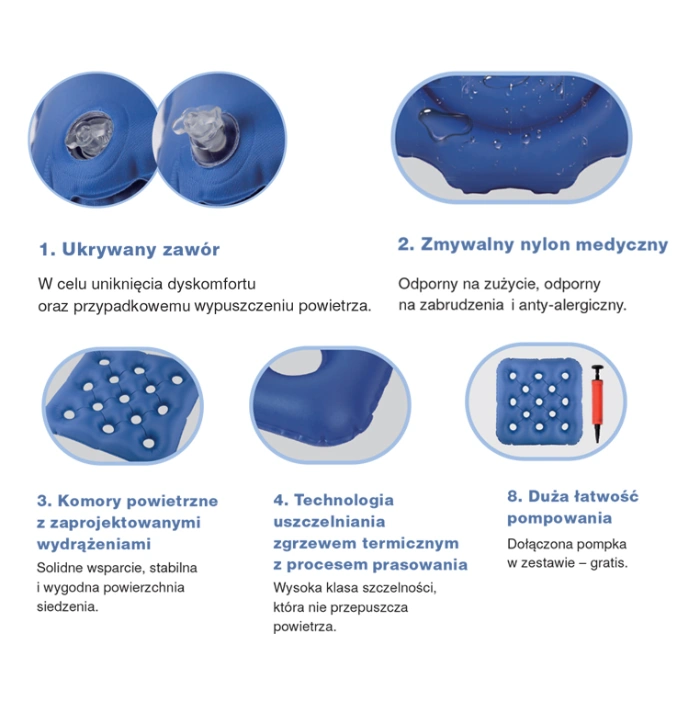 Poduszka przeciwodleżynowa Prevent kwadratowa AR-092 - obrazek 5